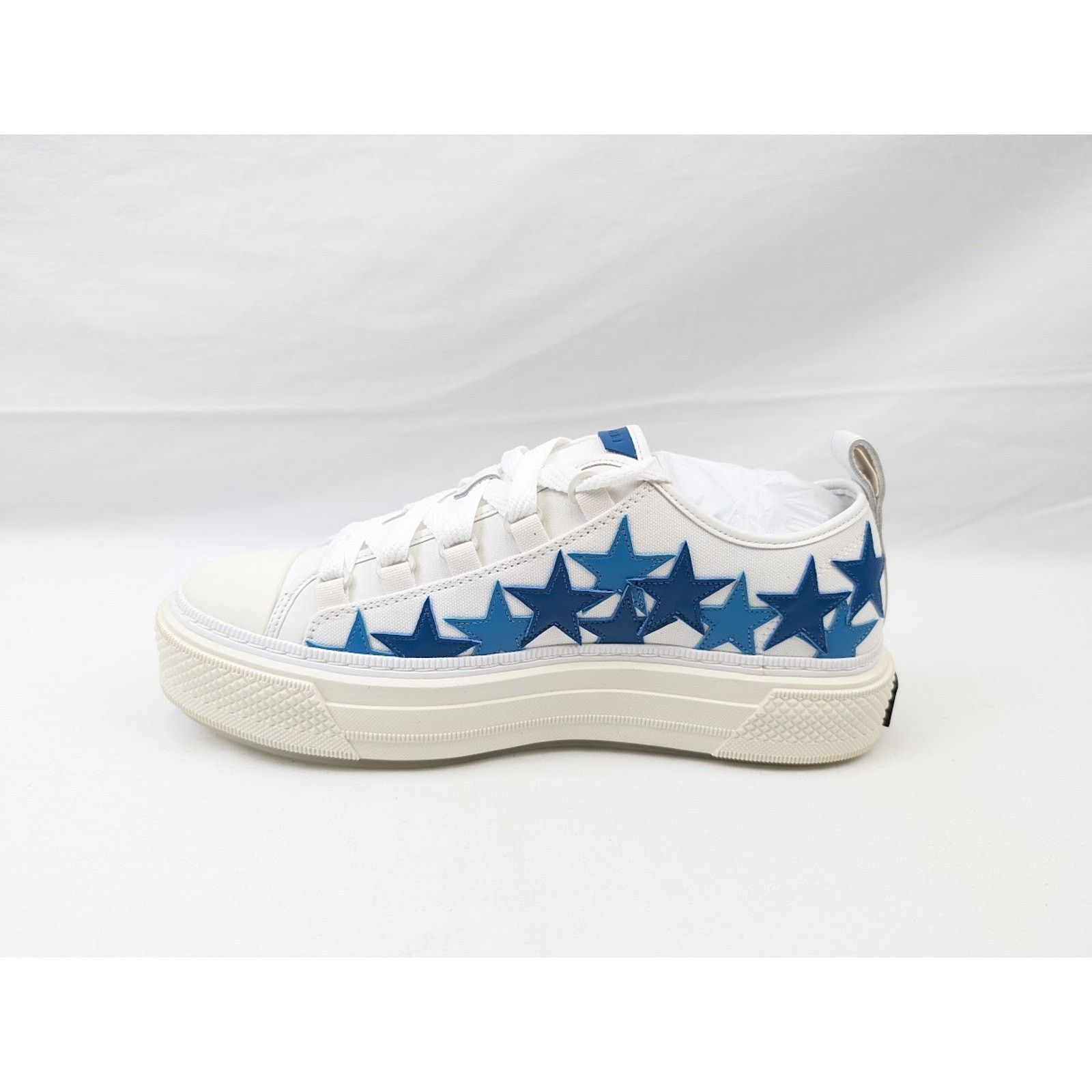 Amiri o1rshd1 Stars Court Low-Top Sneakers in Blue Size US 11 / EU 44 - 7 Thumbnail