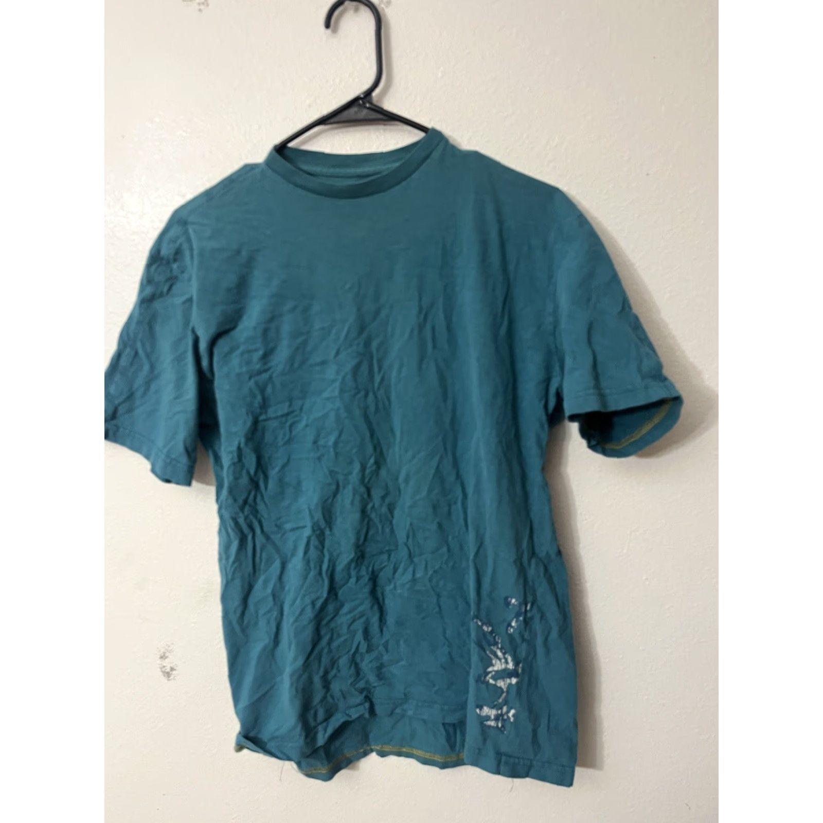 Express Express T-Shirt Graphic Print Green XL Men Crew Neck Size US XL / EU 56 / 4 - 2 Thumbnail