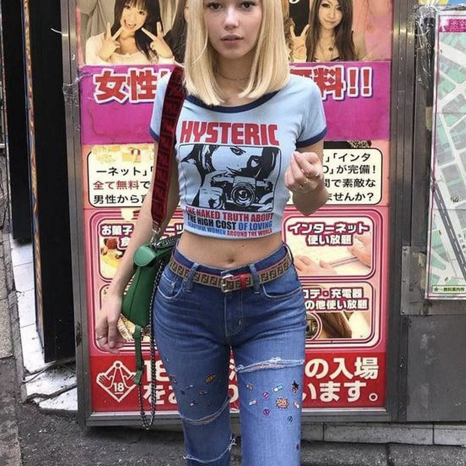 Hysteric Glamour × Japanese Brand × Vintage 🇯🇵HYSTERIC GLAMOUR PILL POP DENIM Size 25" / US 0 / IT 36 - 1 Thumbnail