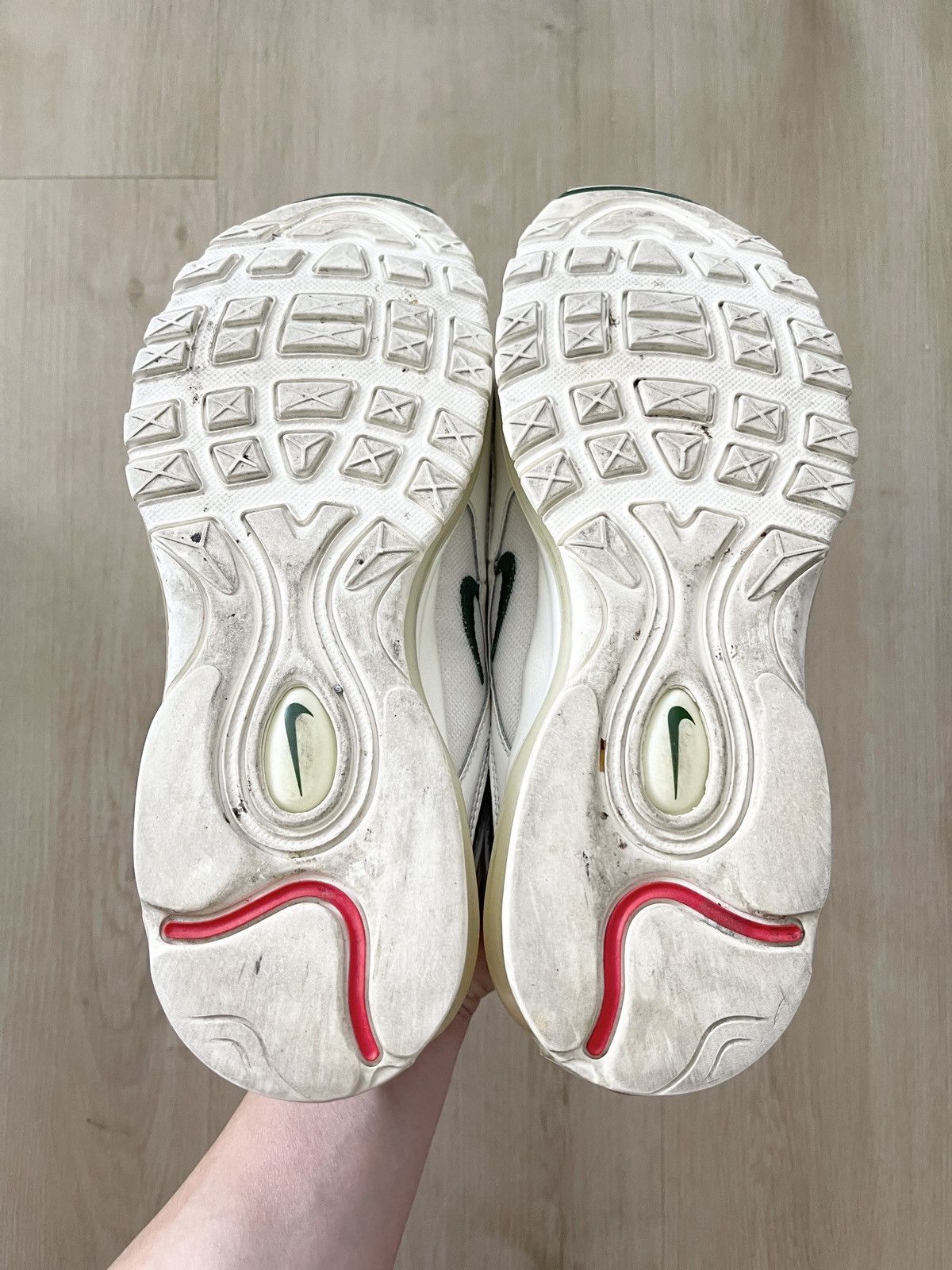 Nike × Undefeated Nike UNDEFEATED air max 97 Gucci edition white cream Size US 9 / EU 42 - 9 Thumbnail
