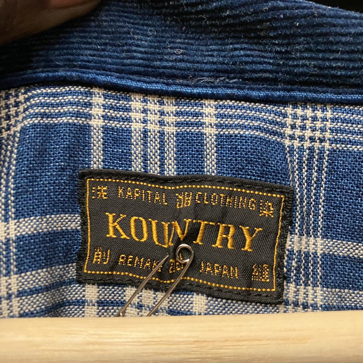 Kapital Kapital Patchwork Nora-Dot Tiger Juddbhan Indigo Shirt Size US L / EU 52-54 / 3 - 7 Thumbnail