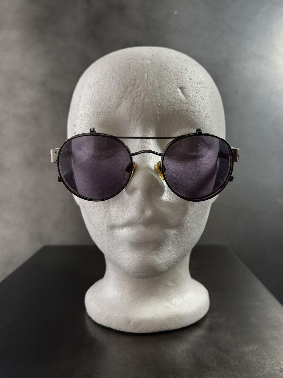 Giorgio Armani Vintage Giorgio Armani Sunglasses Frames Flip Up Glasses 657 Size ONE SIZE - 7 Thumbnail