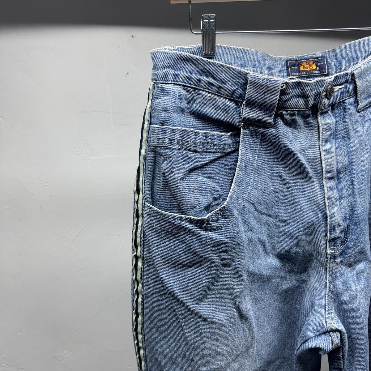 Vintage 90s Y2K Baggy Wide Leg Denim Jeans Jnco Skater ERD Grunge Size US 34 / EU 50 - 8 Thumbnail