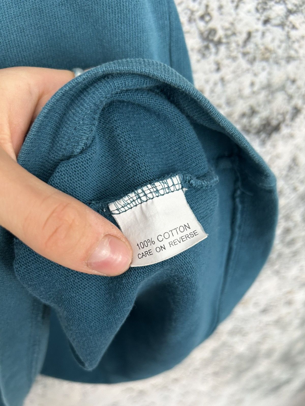Vintage Vintage Thomas Burberry Blue Knit Sweater 90s Avant Garde Size US XL / EU 56 / 4 - 7 Thumbnail