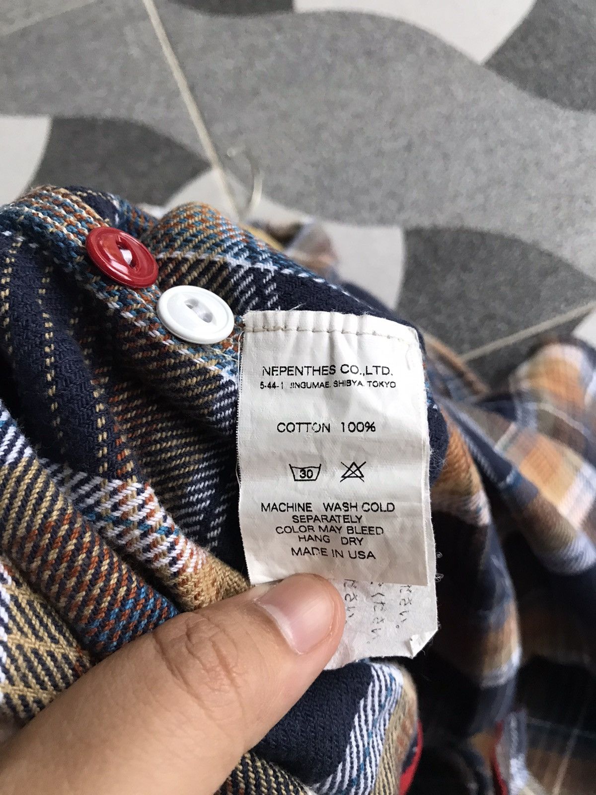 Engineered Garments × Japanese Brand × Nepenthes Engineered Garments Flannels plaid shirt Size US S / EU 44-46 / 1 - 7 Thumbnail