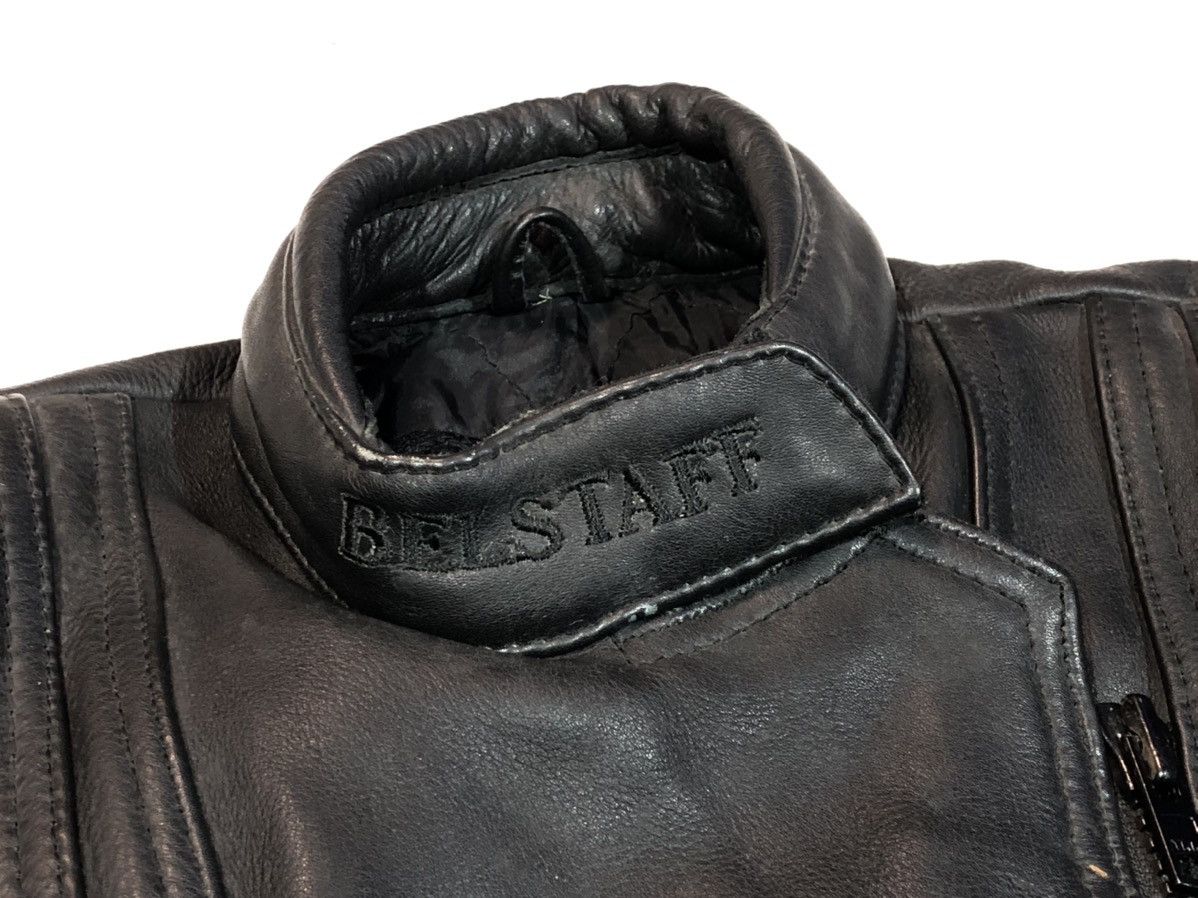 Harley Davidson × Honda × Yamaha Belstaff Motorcycle Leather Jacket Racing Biker Size M / US 6-8 / IT 42-44 - 13 Thumbnail