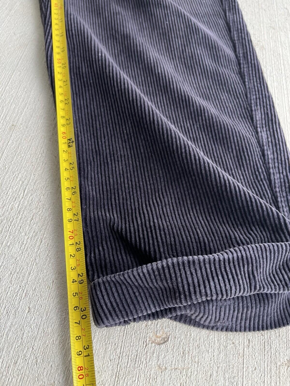 Gap Vintage Gap Easy Fit Pleated Corduroy Pants Gray 36x30 Size US 36 / EU 52 - 6 Thumbnail