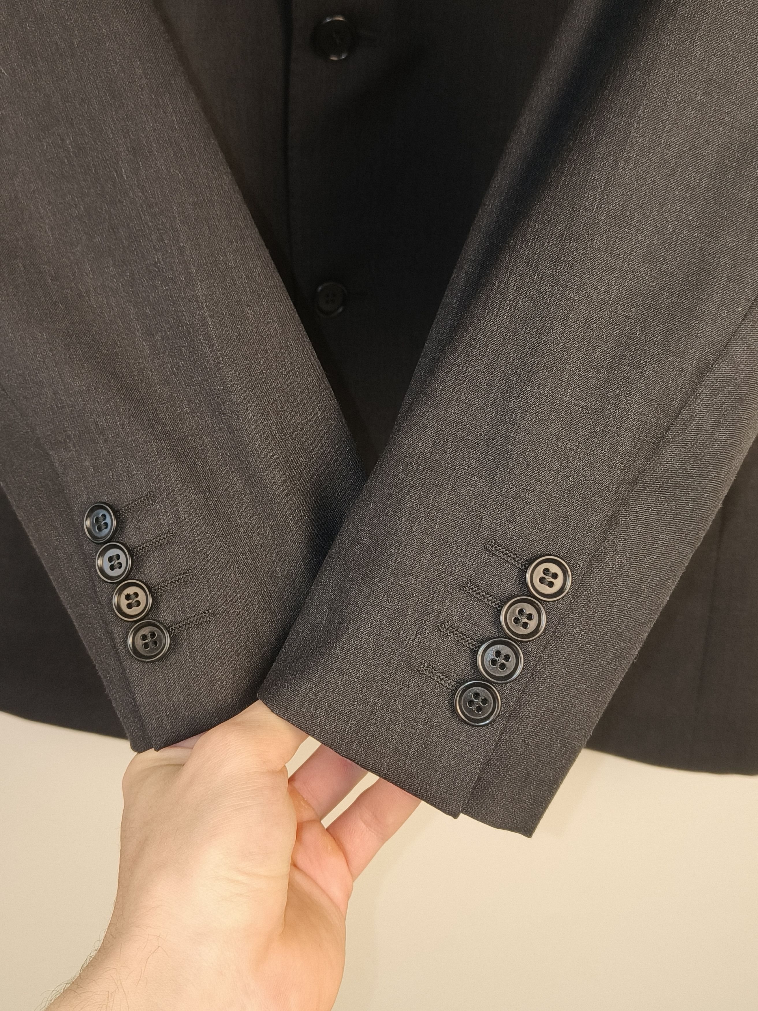 Boggi Boggi Milano Super 110 Classic Vintage Wool Suit Blazer Size 38R - 6 Thumbnail