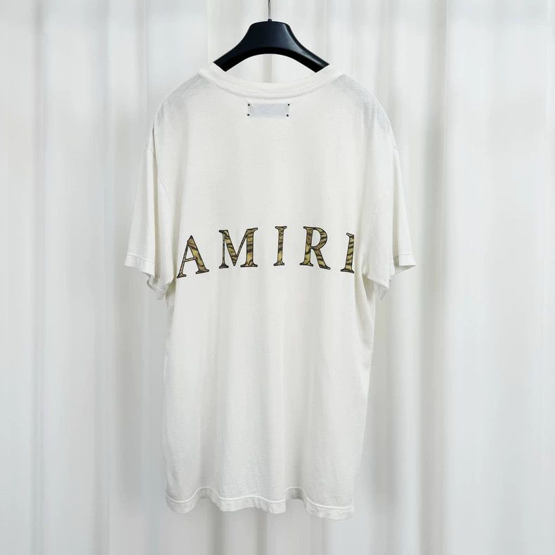 Amiri Amiri leopard print letter short sleeve Size US M / EU 48-50 / 2 - 2 Thumbnail