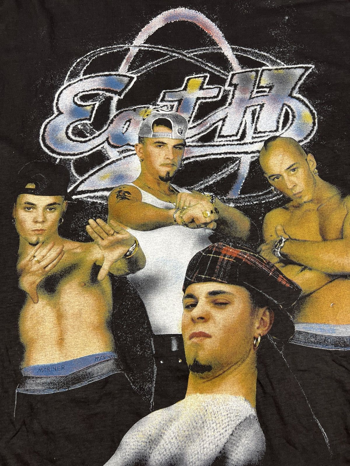 Band Tees × Vintage 90s East13 vintage full print Backstreet Boys USA boysband Size US L / EU 52-54 / 3 - 7 Thumbnail