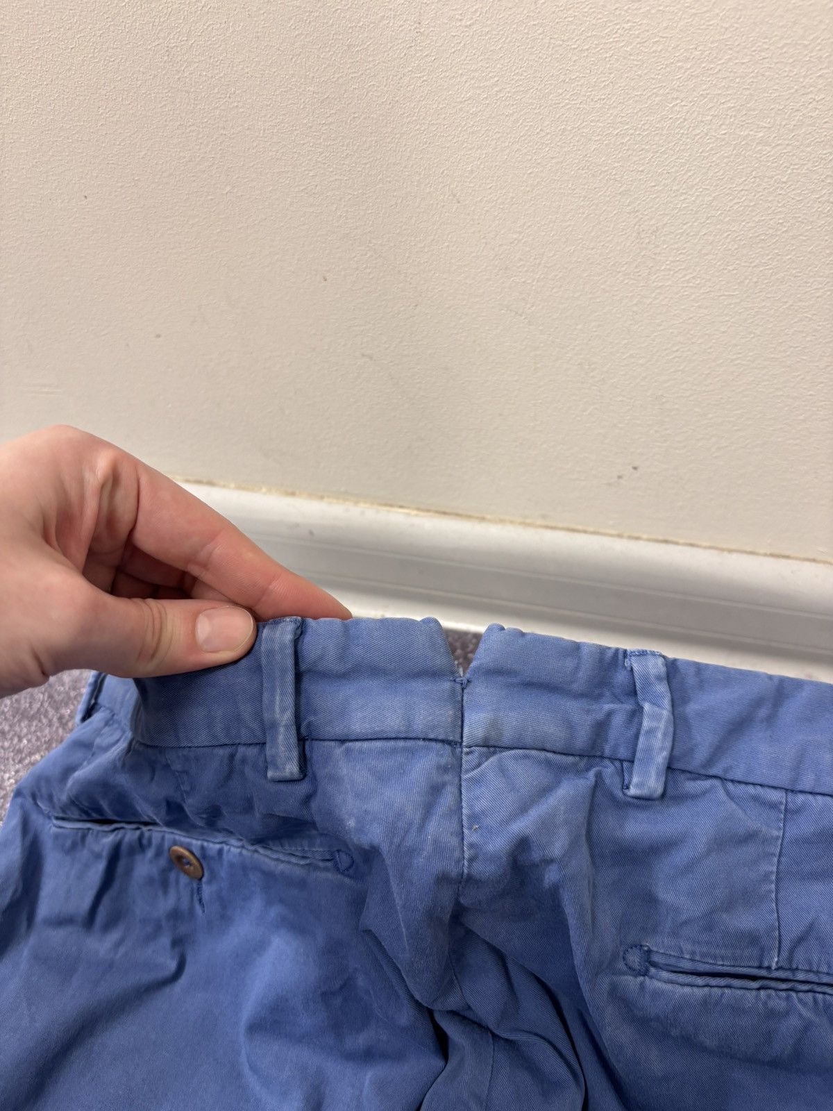 Polo Ralph Lauren Polo Ralph Lauren Men’s Blue Stretch Chino Pants Trousers Size US 31 - 21 Thumbnail