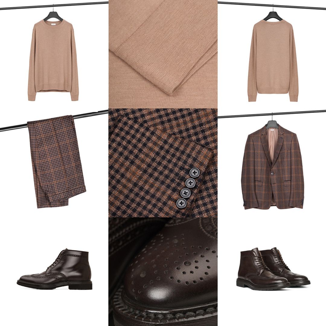 Dries Van Noten DRIES VAN NOTEN checked wool trousers / pants Size 48L - 8 Thumbnail