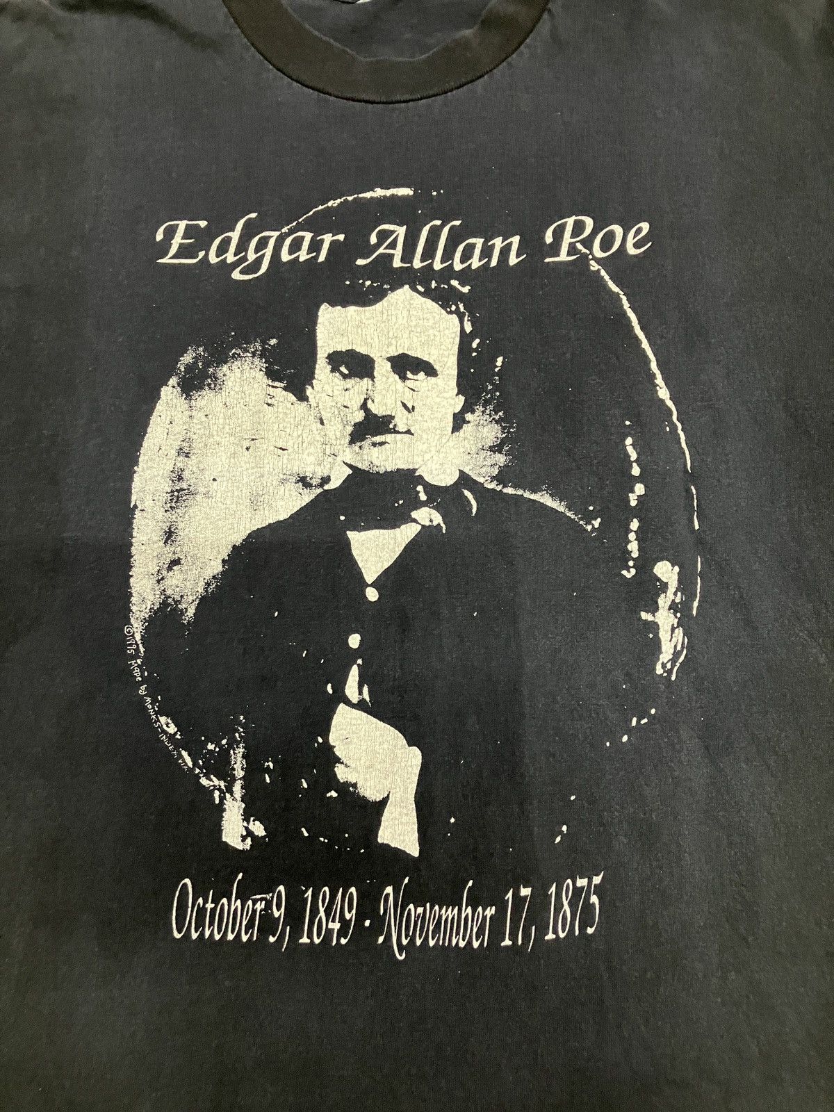 Vintage Vintage Edgar Allan Poe T Shirt Size US S / EU 44-46 / 1 - 2 Thumbnail