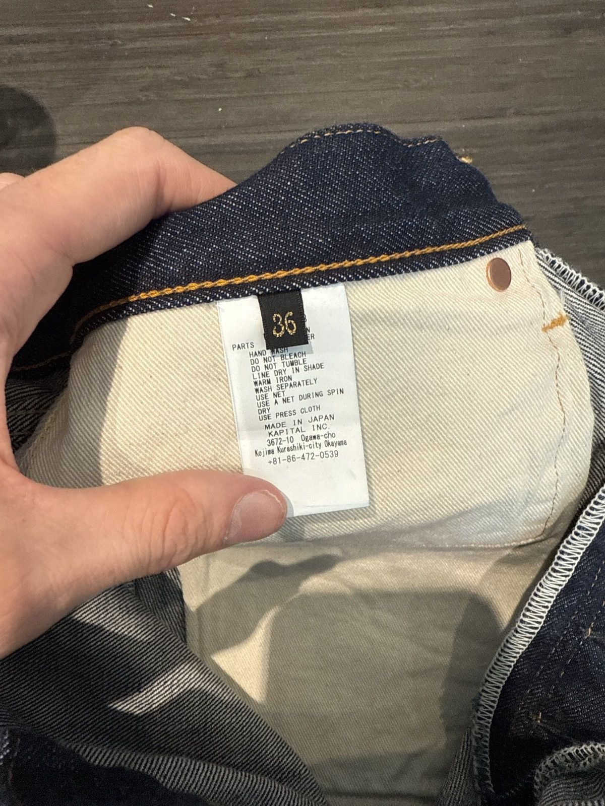 Kapital Kapital Bones Denim Jeans Blue Size US 36 / EU 52 - 4 Thumbnail