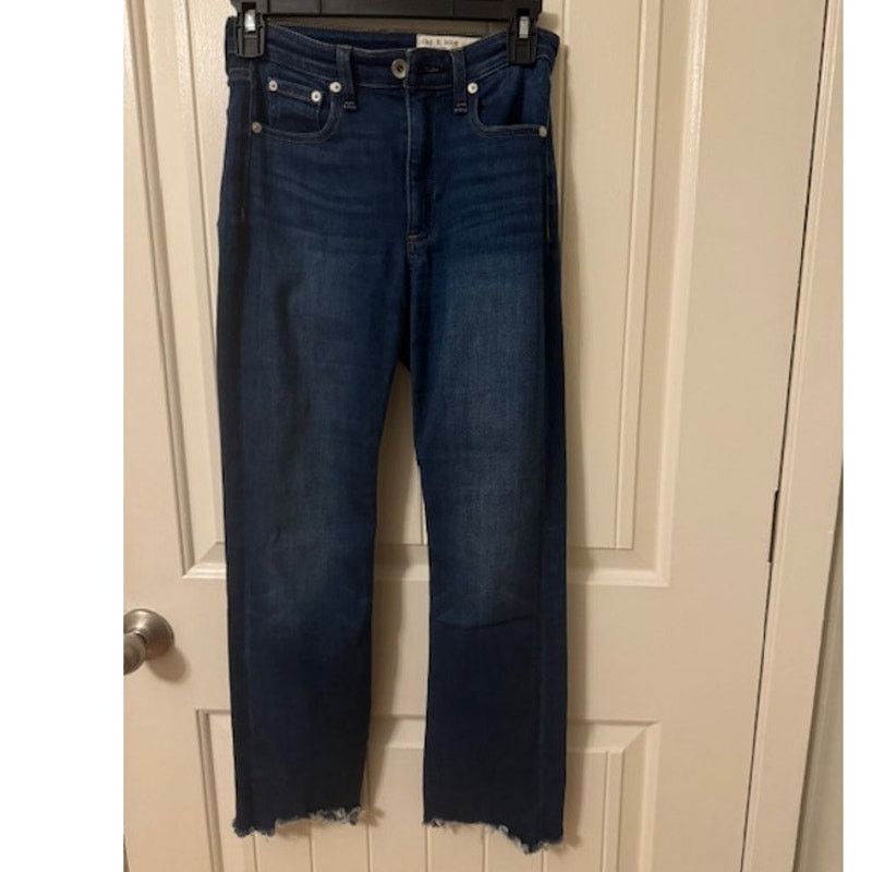 Rag & Bone Rag & Bone Nina High Rise Ankle Flare Jeans In Crossfield 24 Size 24" / US 00 / IT 34 - 3 Thumbnail