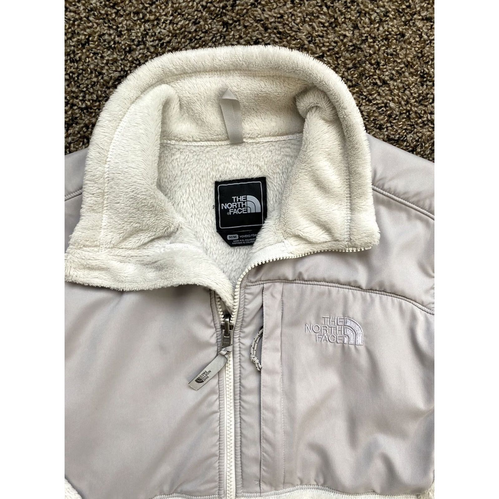 The North Face The North Face Women's Medium Gray Thermal Fleece Denali Full Zip Jacket Size M / US 6-8 / IT 42-44 - 2 Thumbnail