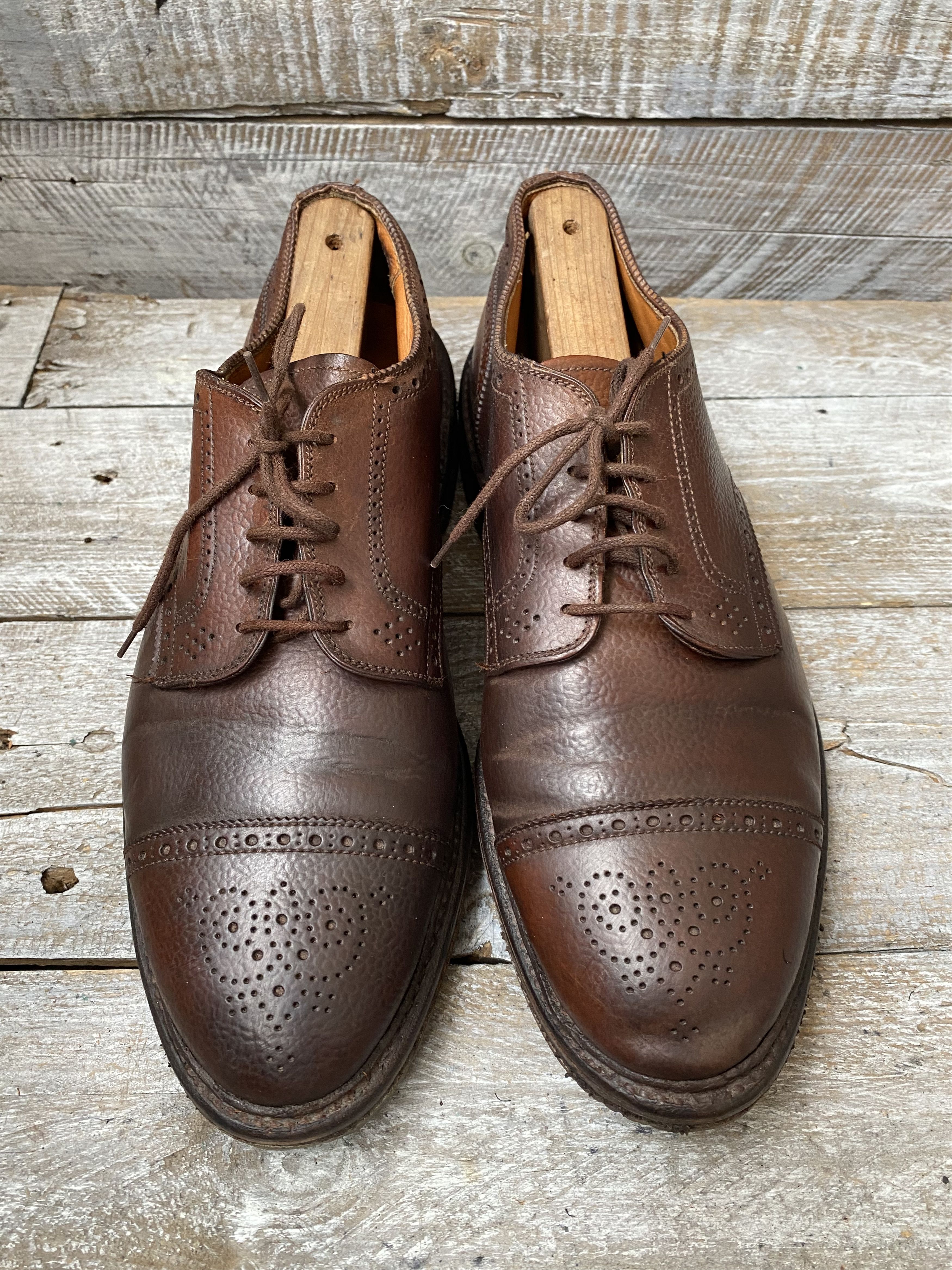 Alden Alden cap-toe oxford shell cordovan shoes Size US 8.5 / EU 41-42 - 1 Thumbnail
