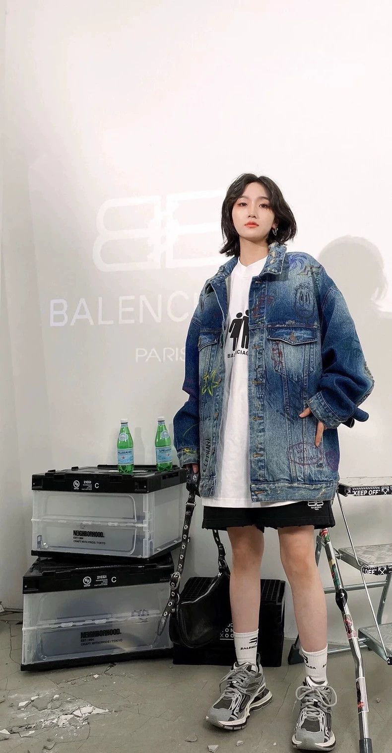 Balenciaga Balenciaga Graffiti cowboy coat Size US S / EU 44-46 / 1 - 5 Thumbnail