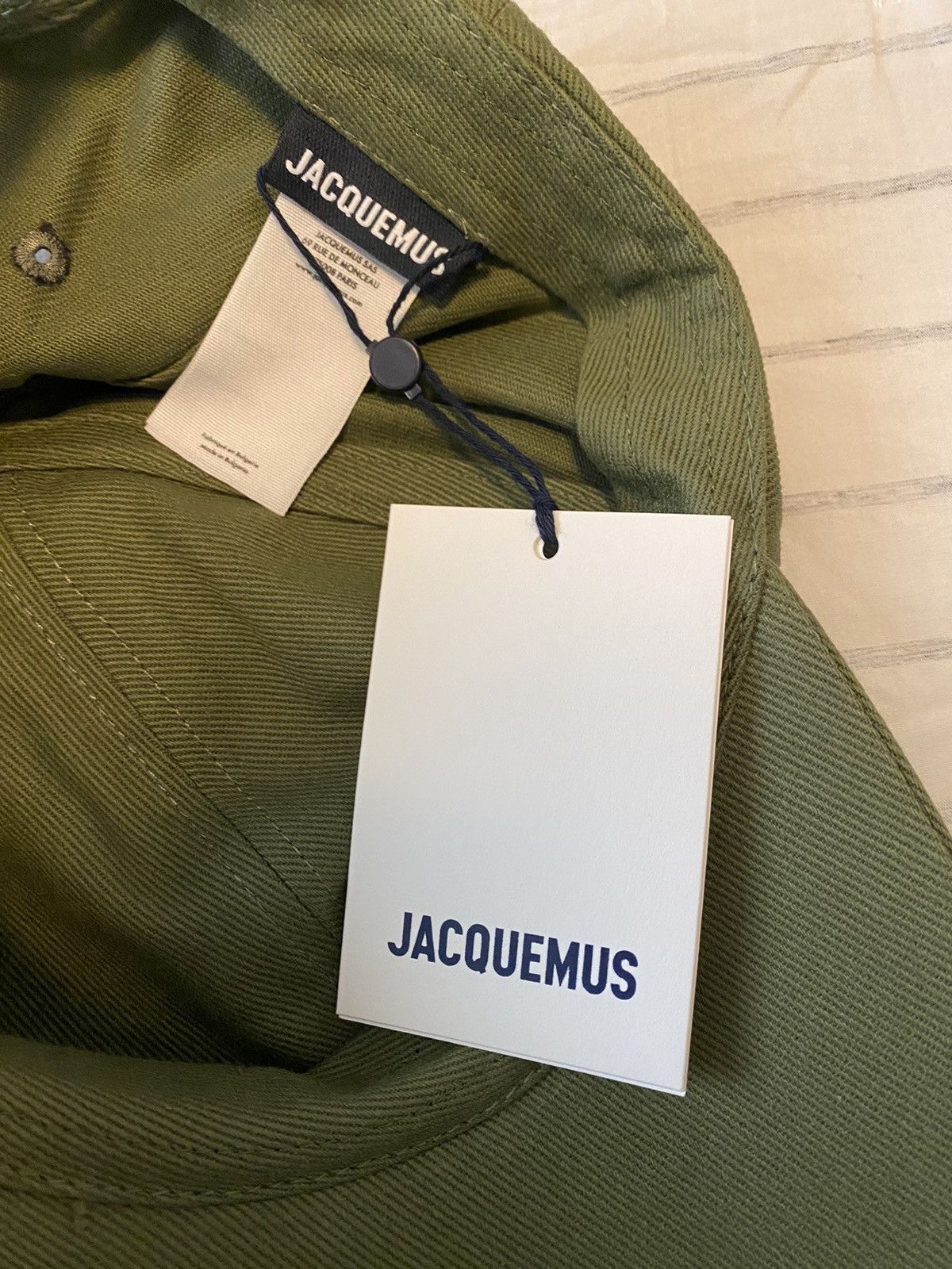 Jacquemus JACQUEMUS Les Classiques La Casquette Green Cap NWT Size ONE SIZE - 16 Thumbnail
