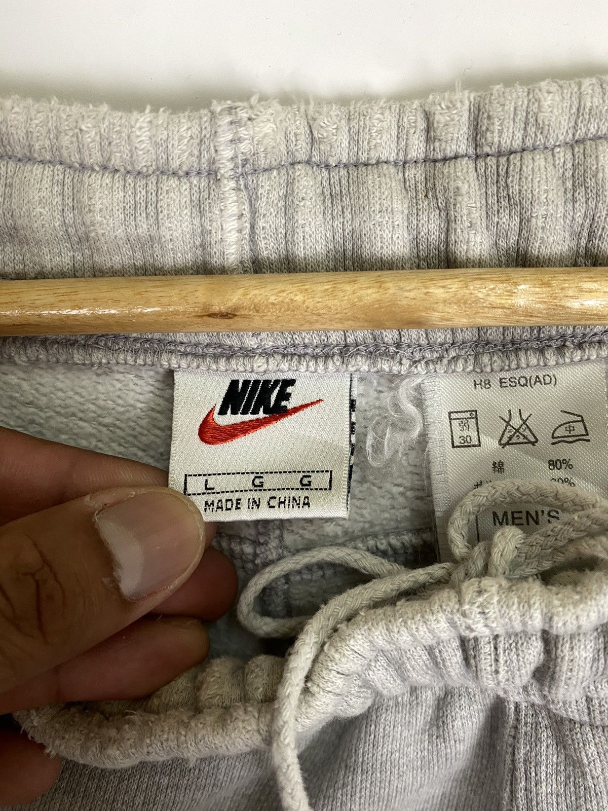 Nike × Vintage 90s Vintage Nike Sweatpants Swoosh Size US 34 / EU 50 - 12 Thumbnail