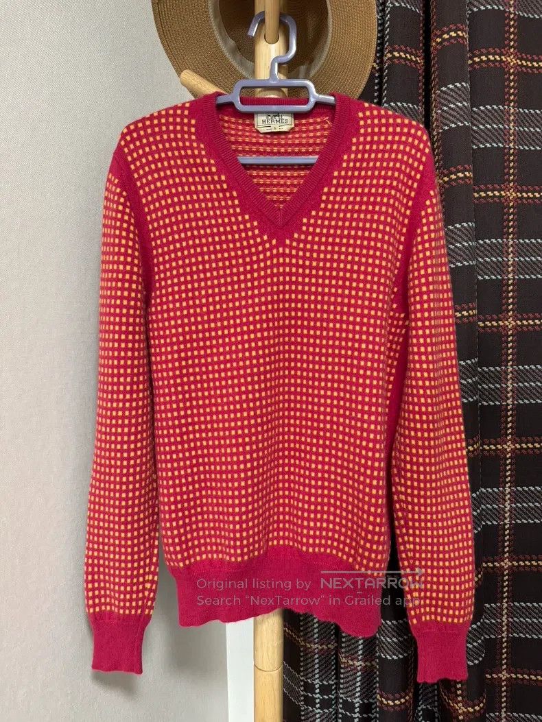 Hermes Hermes Goat fleece sweater 100% goat fleece Size US S / EU 44-46 / 1 - 1 Thumbnail
