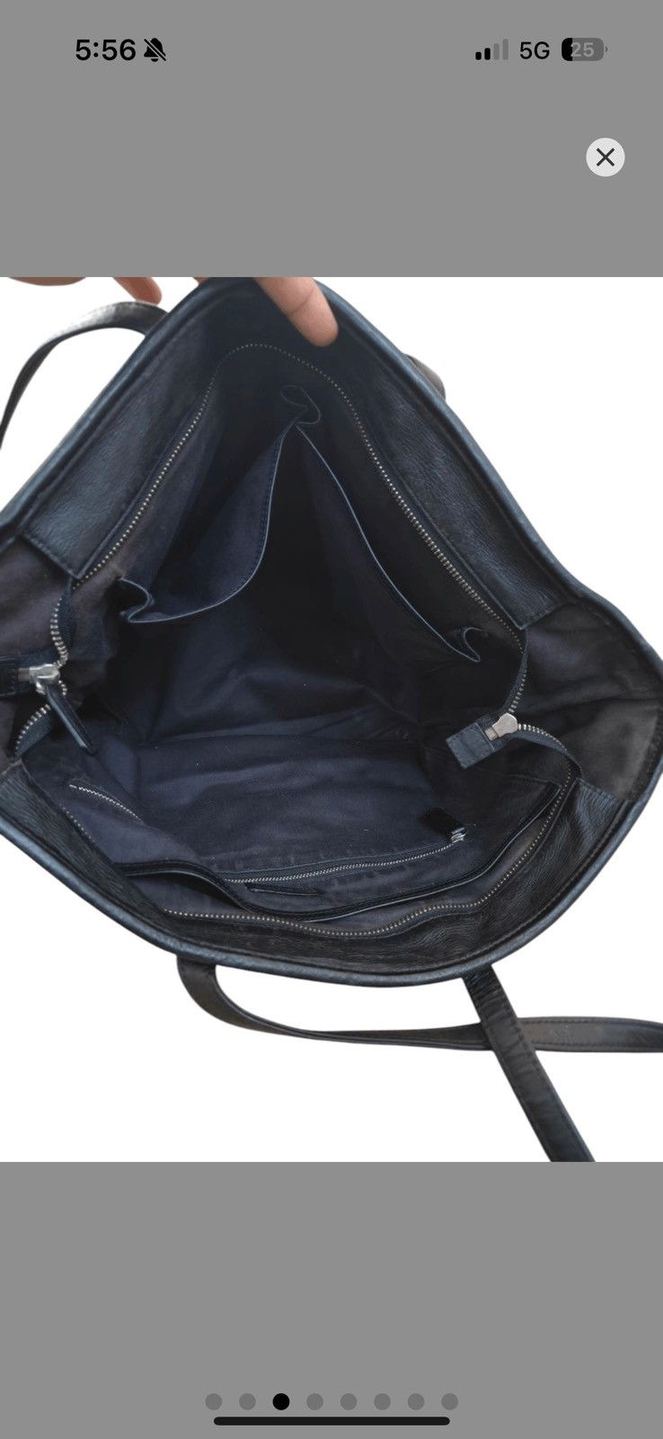 Genuine Leather Classic Leather Tote Size ONE SIZE - 3 Thumbnail