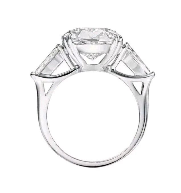 Other Cubic Zirconia Three Stone Women Proposal Ring Size 7 Size ONE SIZE - 2 Thumbnail