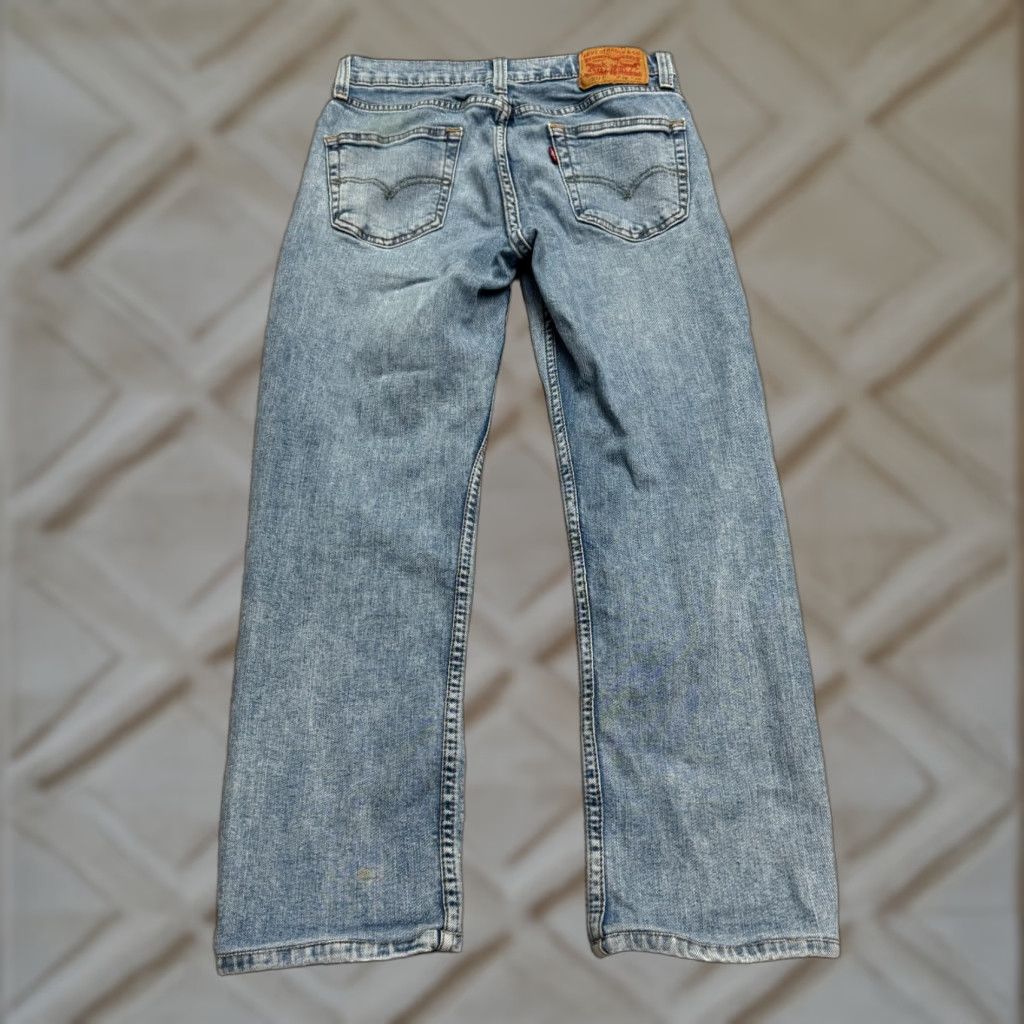 Levi's Levi's 511 Slim Fit Denim Jeans Mens 29x30 Blue Medium Wash Straight Leg Casual Size US 29 - 1 Thumbnail