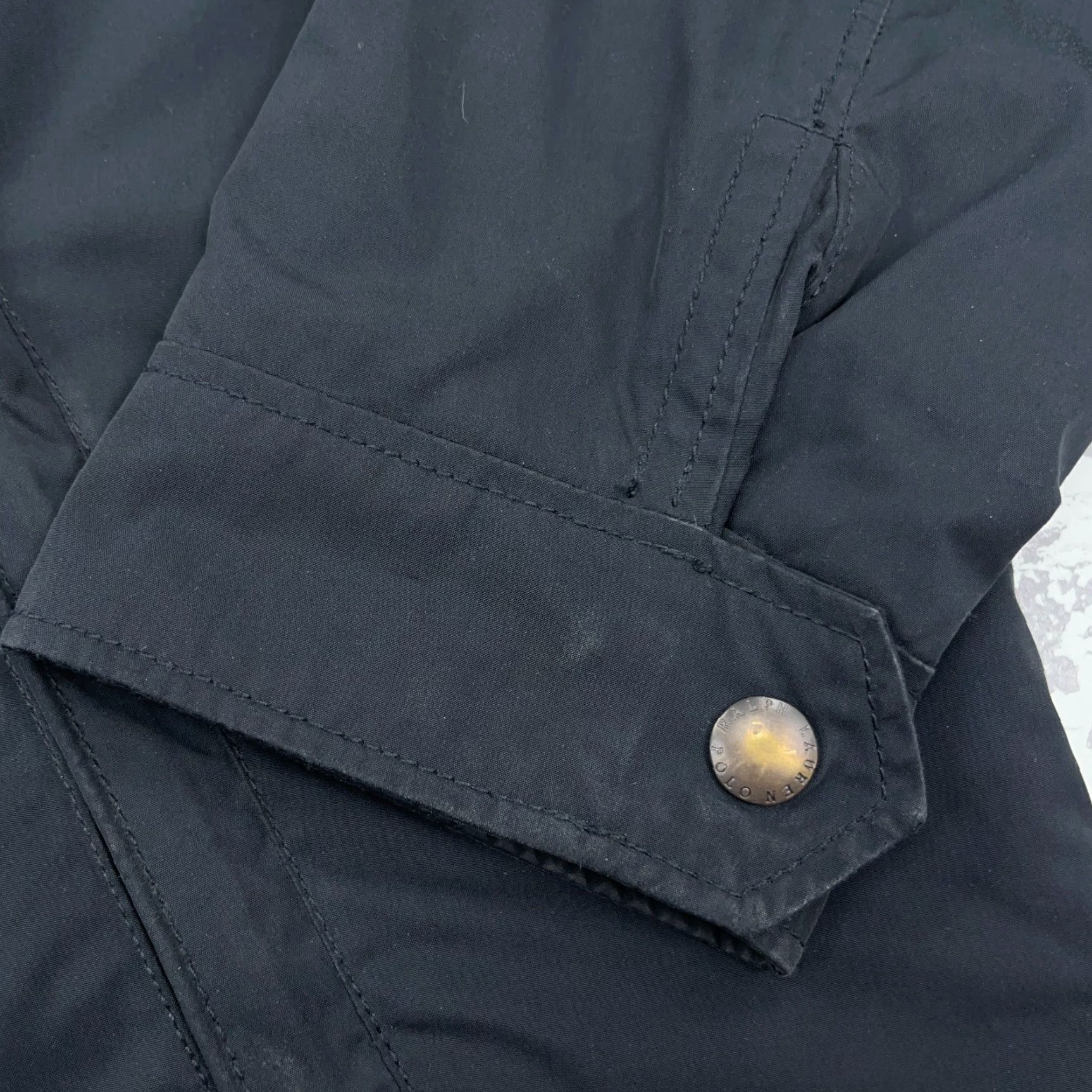Polo Ralph Lauren VINTAGE Polo Ralph Lauren Jacket Men 2XL Black Bomber Windbreaker Lined Hooded Short All Seasons Zip Size US XXL / EU 58 / 5 - 7 Thumbnail