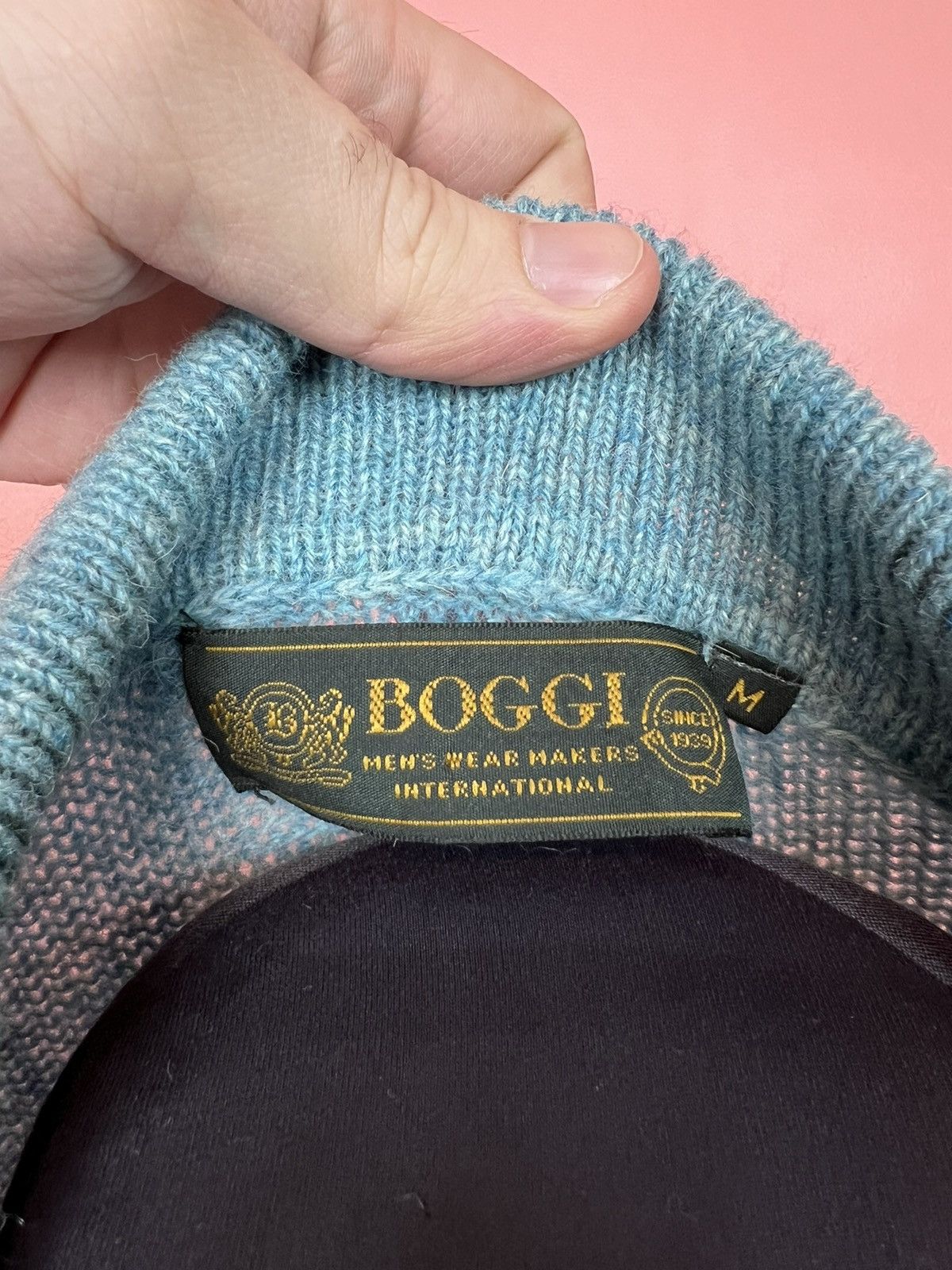 Boggi Boggi vintage knit sweaters wool polo rare luxury Size US M / EU 48-50 / 2 - 4 Thumbnail