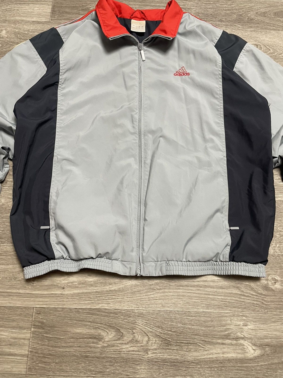 Adidas Vintage Adidas 3 Stripes Track Jacket 00s Size US XL / EU 56 / 4 - 4 Thumbnail