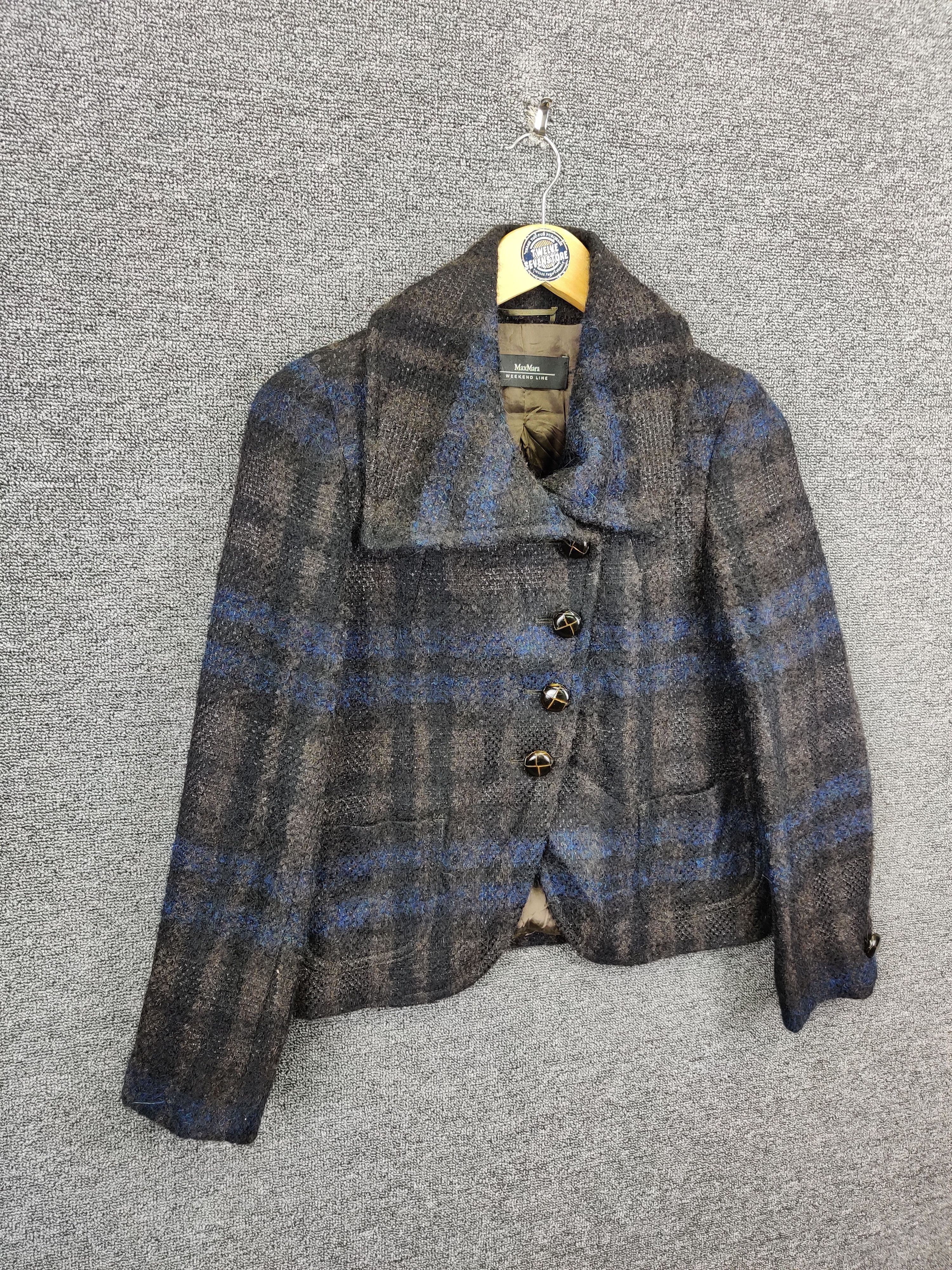 Vintage Vintage Max Mara Weekend Wool Mohair Coat Size US S / EU 44-46 / 1 - 5 Thumbnail