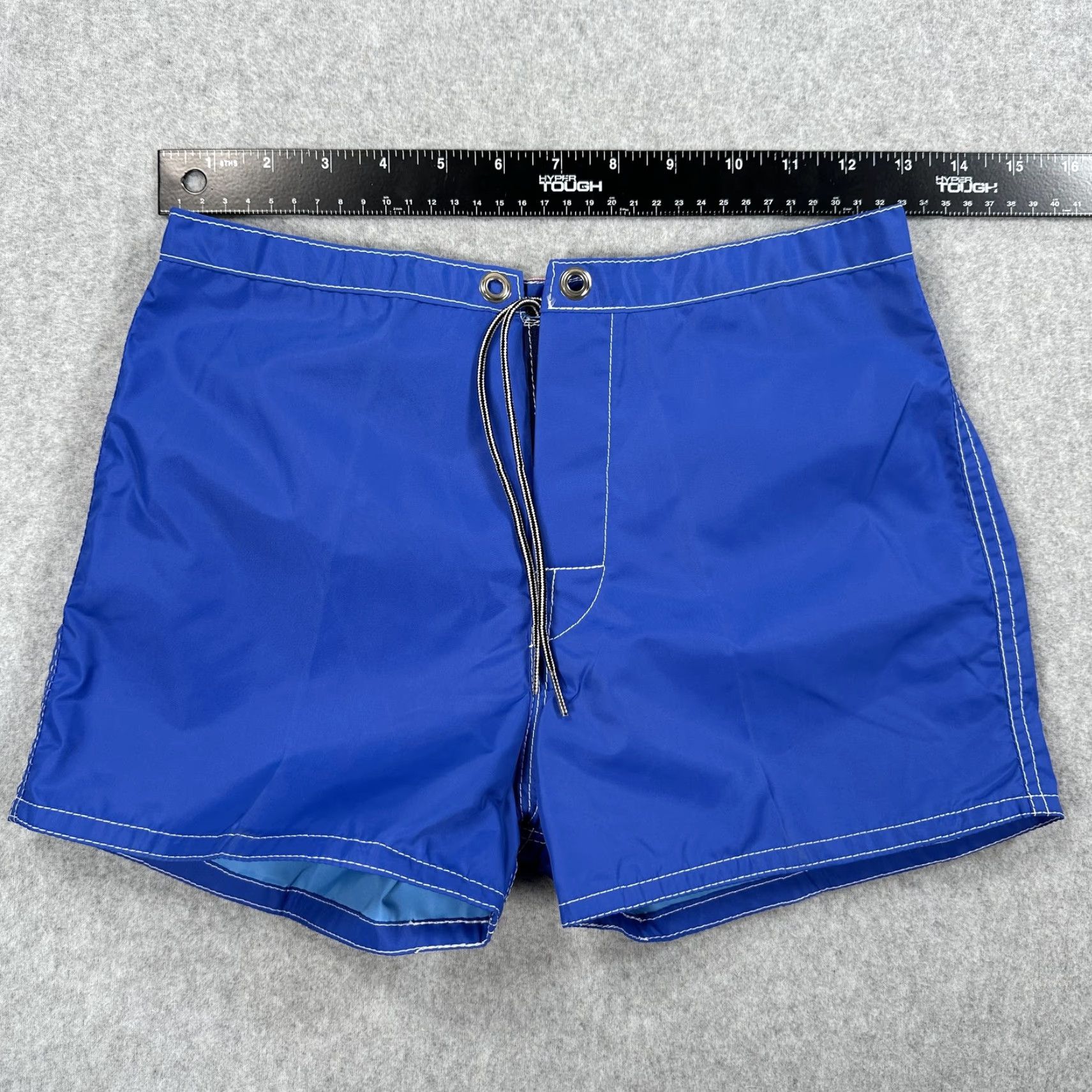 Vintage Birdwell Beach Britches Shorts 26 Blue Board Surf Swim USA Pocket New Womens Size US 26 / EU 42 - 5 Thumbnail