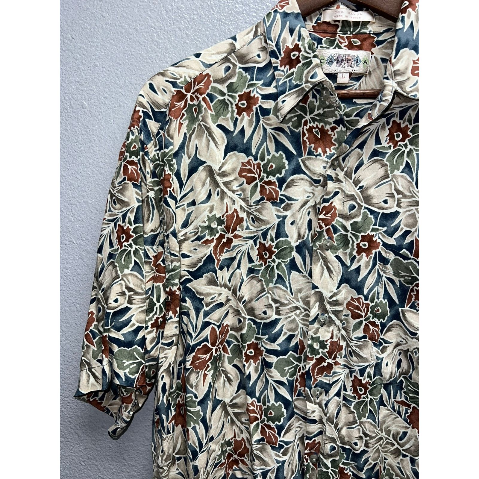 Campia Moda Campa Moda Button Down Shirt Mens Large Hawaiian Graphic L Size US L / EU 52-54 / 3 - 3 Thumbnail