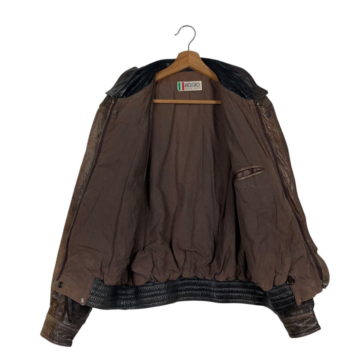 Other Vintage Belgio Leather Jacket Size US M / EU 48-50 / 2 - 11 Thumbnail