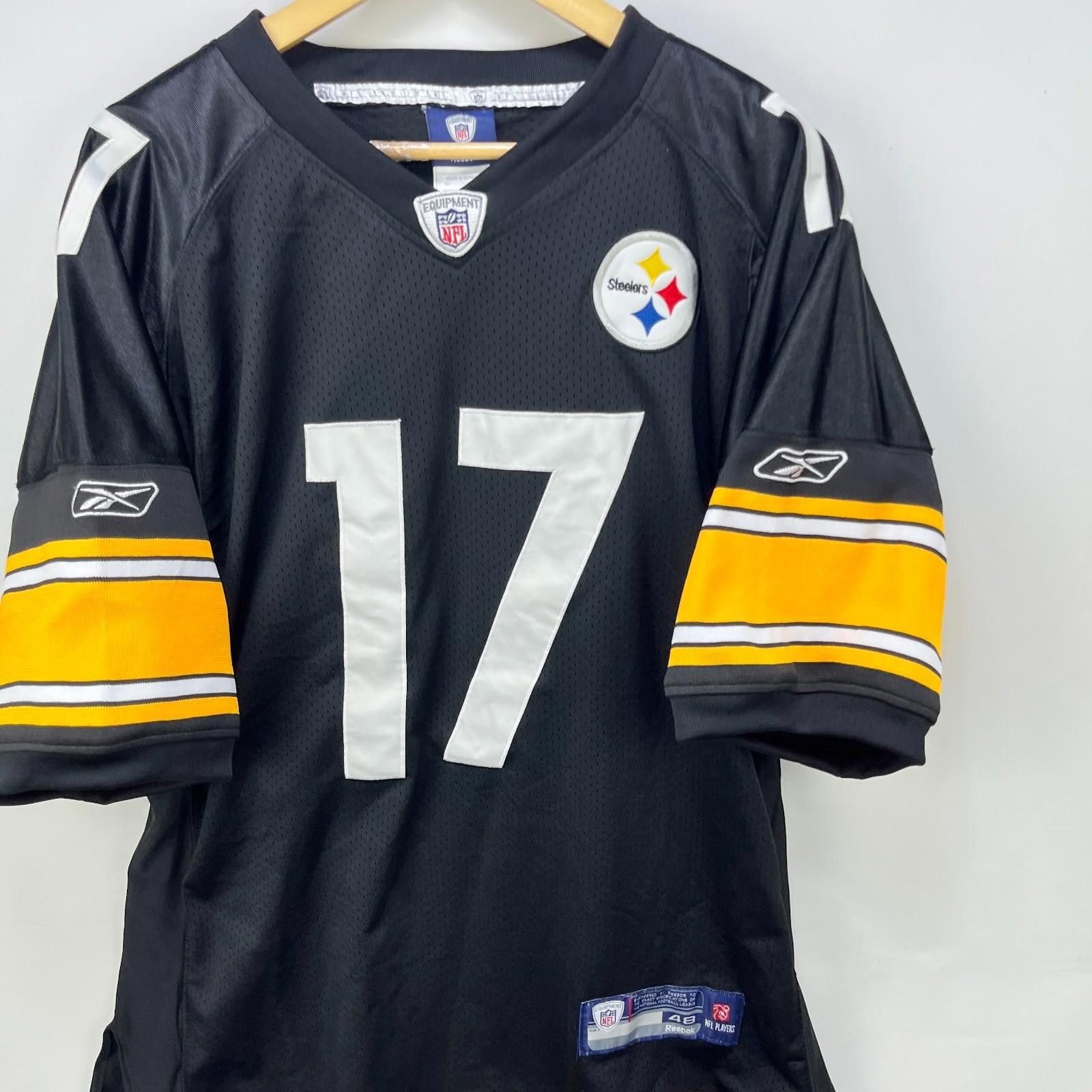 Reebok Vintage Pittsburgh Steelers Mike Wallace Jersey Size 48 XL Size ONE SIZE - 2 Thumbnail