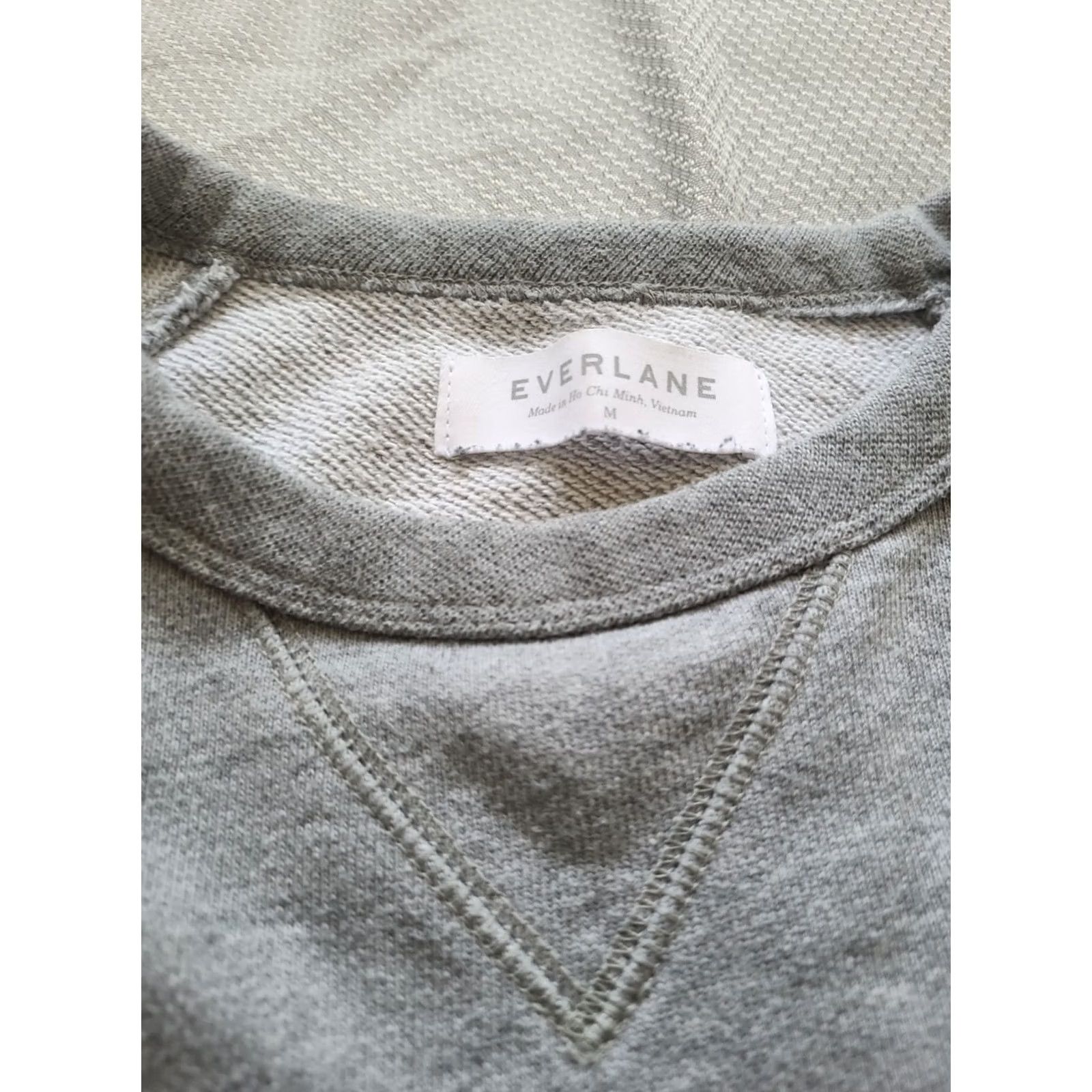 Everlane Everlane Womens Medium Gray Cotton Sweatshirt Graphic Print Pullover Size M / US 6-8 / IT 42-44 - 5 Thumbnail