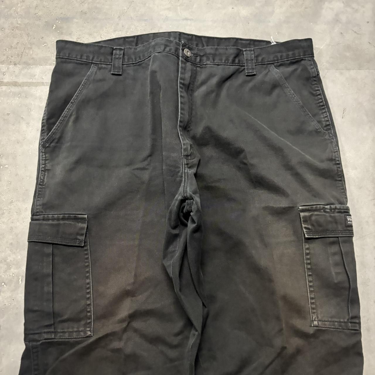 Japanese Brand × Vintage Crazy Vintage Y2K/2000s Baggy Black Streetwear Skater Cargo Pants! Size US 40 / EU 56 - 5 Thumbnail