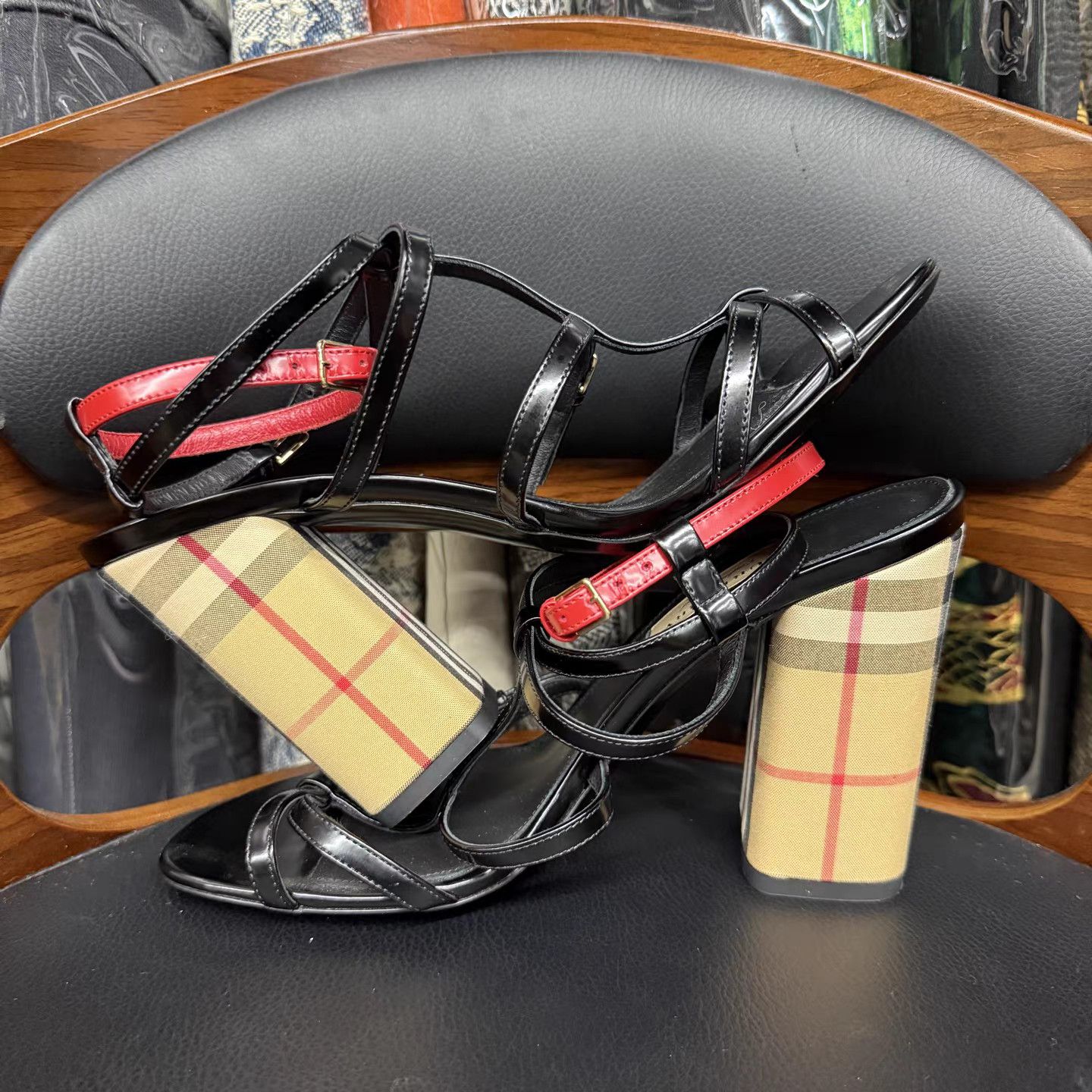Burberry Burberry Classic Check Heels K15 Size US 8 / IT 38 - 7 Thumbnail
