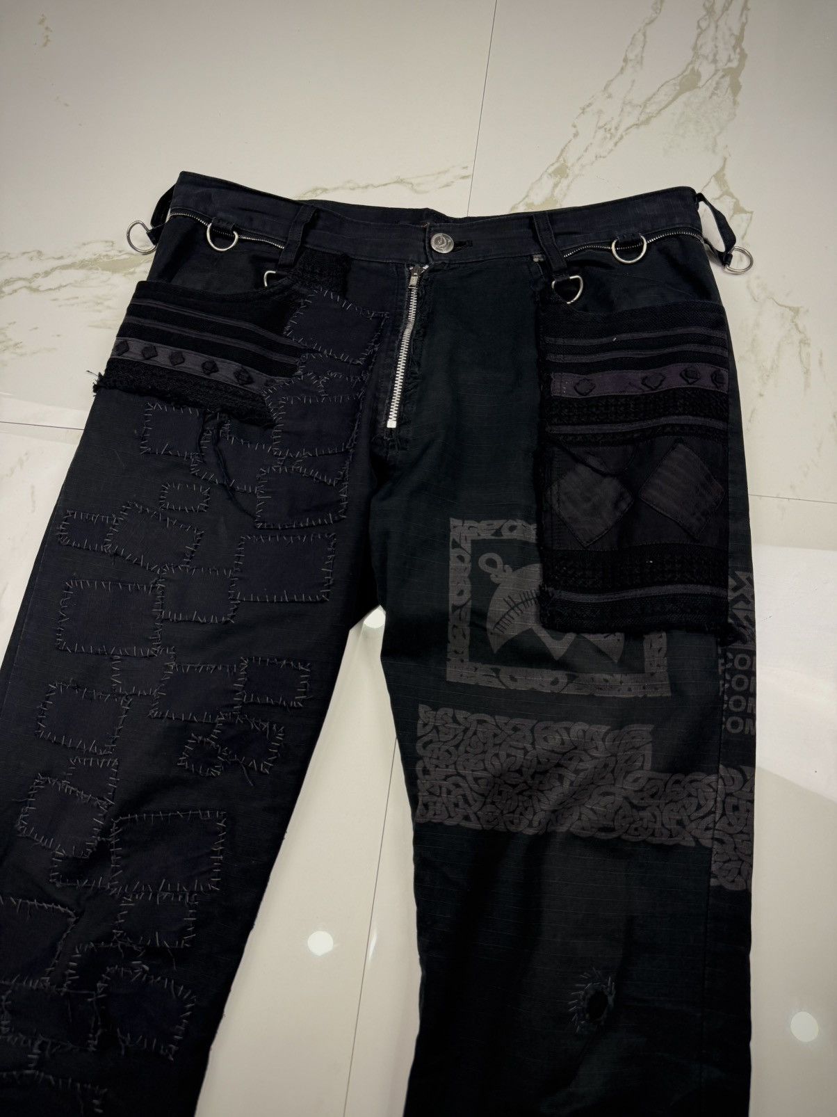 Undercover Undercover SS03 Scab Peace Not Compromise Pants Size US 28 / EU 44 - 4 Thumbnail