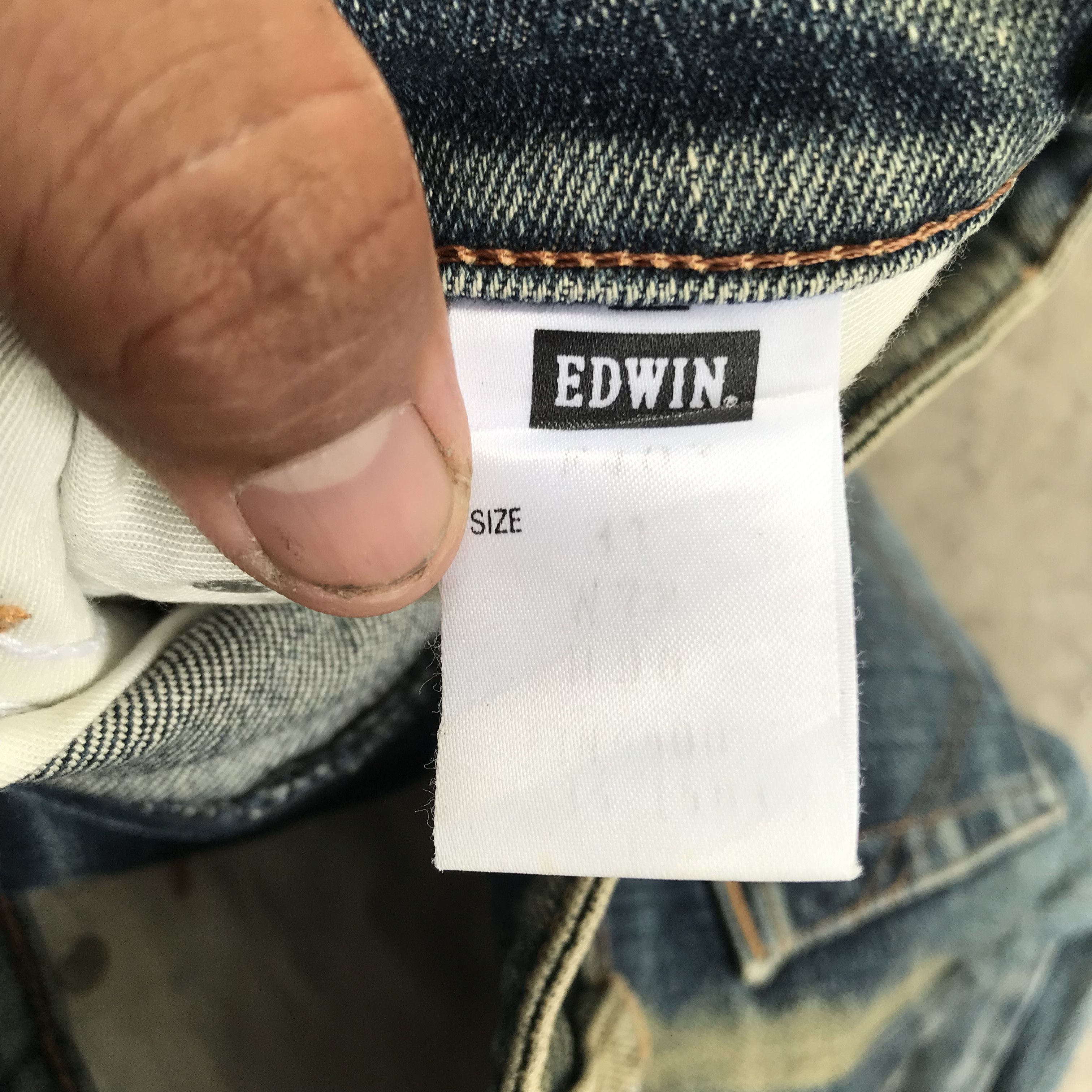 Edwin Vintage Edwin Distressed Denim Sun Faded-Size 30 Size US 30 / EU 46 - 11 Thumbnail