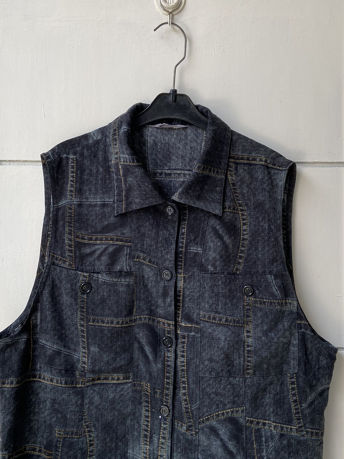 Designer × Japanese Brand BARMARNE Black Vest Size US M / EU 48-50 / 2 - 10 Thumbnail