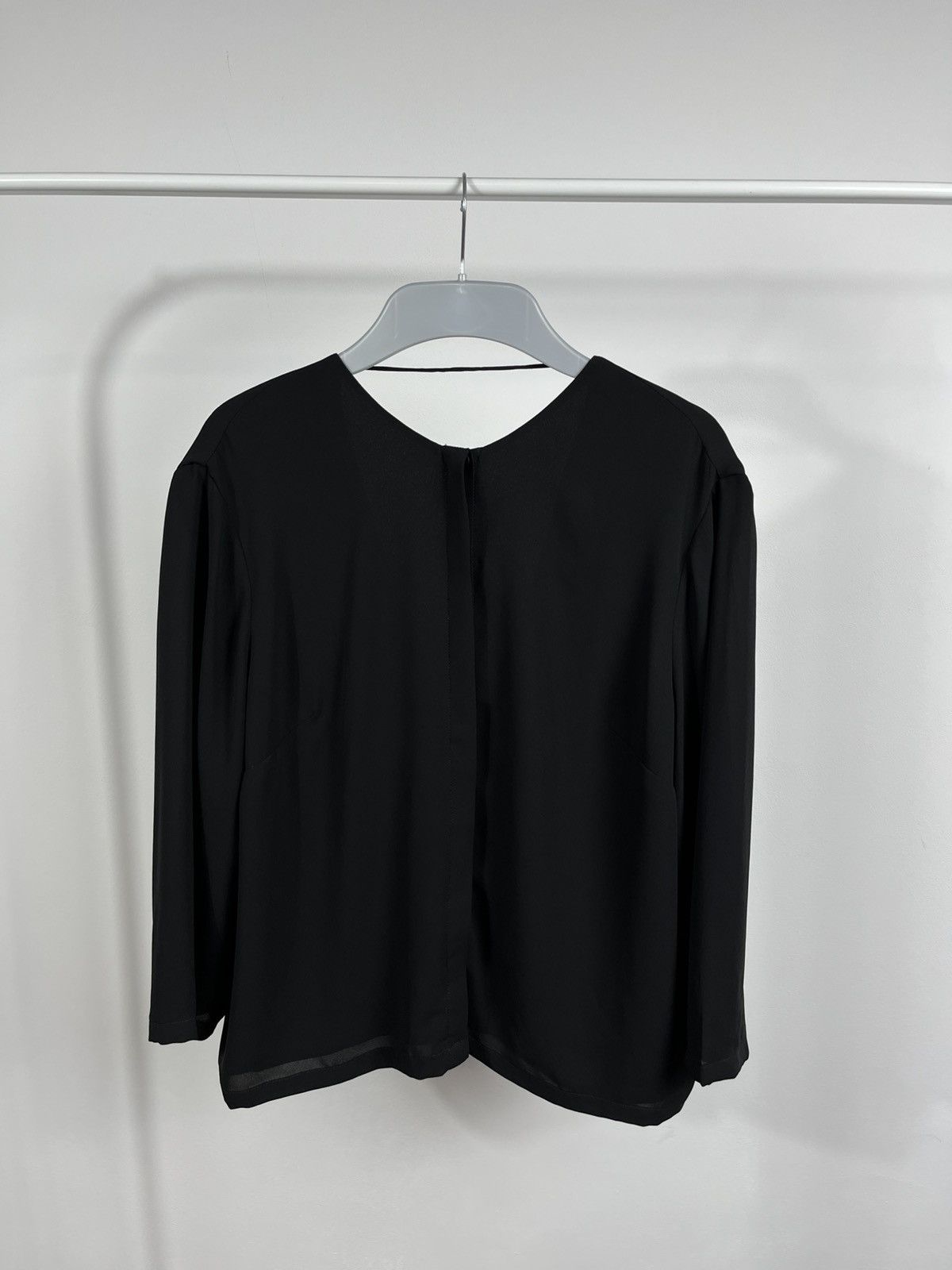 Dion Lee Dion Lee Black Cut-Out Back Long Sleeve Blouse Size US 6 Size M / US 6-8 / IT 42-44 - 1 Thumbnail
