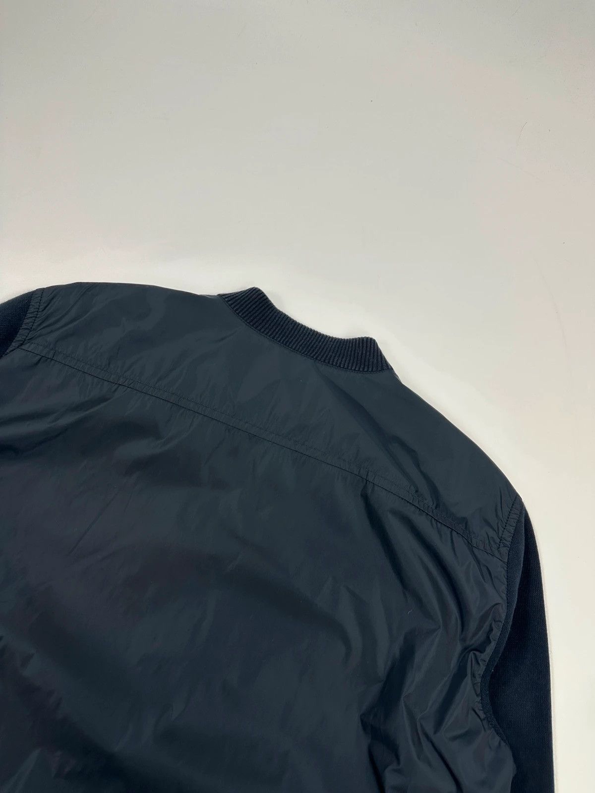 Prada Prada Milano SS2002 Navy Blue Hybrid Cotton & Nylon Jacket Size US L / EU 52-54 / 3 - 5 Thumbnail