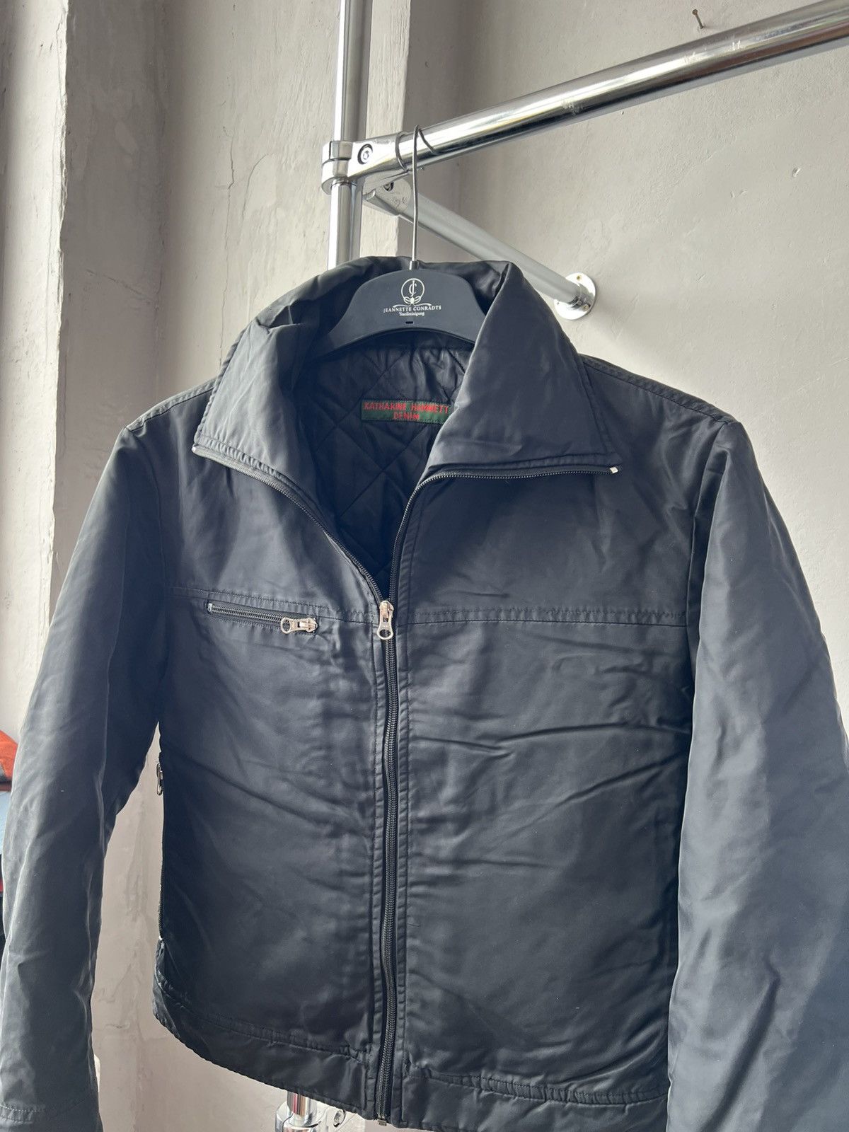 Katharine Hamnett London KATHARINE HAMNETT DENIM VINTAGE NYLON WOMEN ARCHIVE JACKET M Size M / US 6-8 / IT 42-44 - 5 Thumbnail