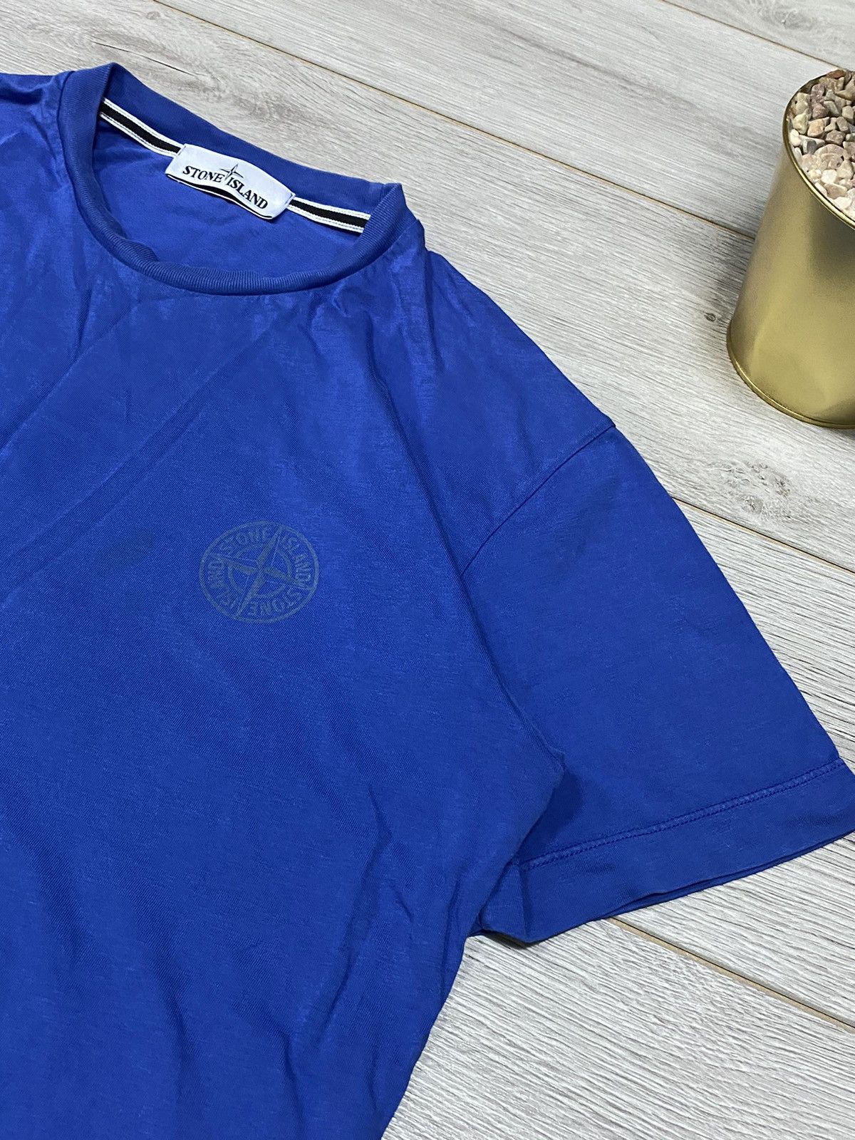Stone Island Stone island big logo back T-shirt Size US L / EU 52-54 / 3 - 4 Thumbnail