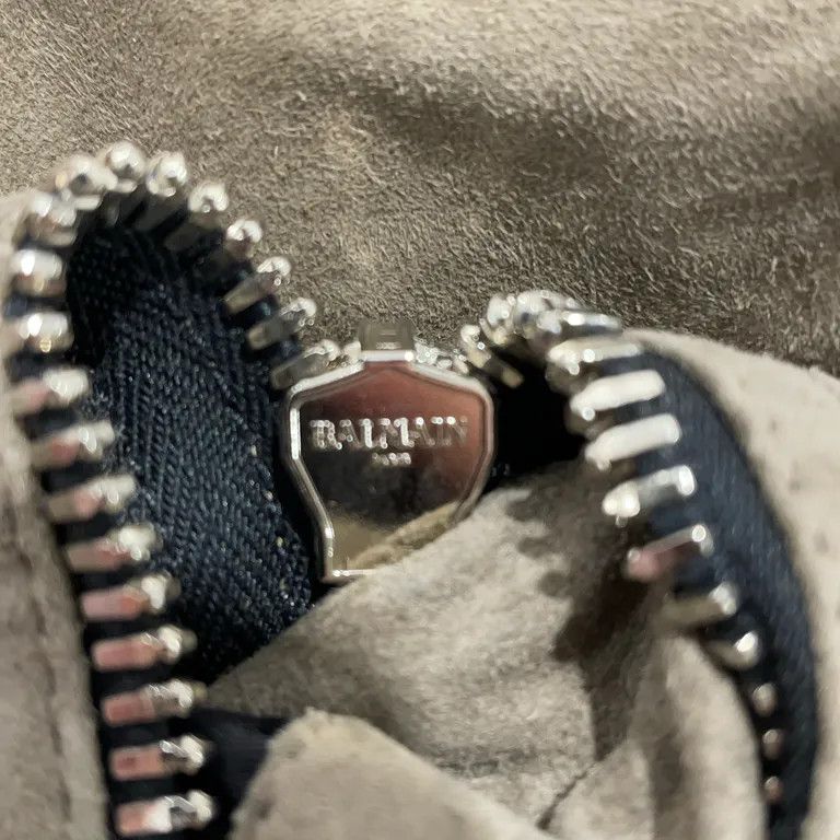Balmain F/W13 Lambskin Suede Leather Biker Pants by Oliver Rousting Size US 34 / EU 50 - 6 Thumbnail