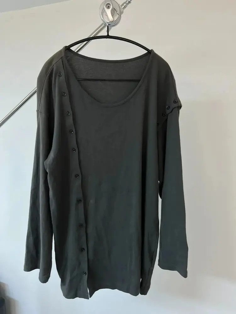 Yohji Yamamoto side button L/S Tee-2505