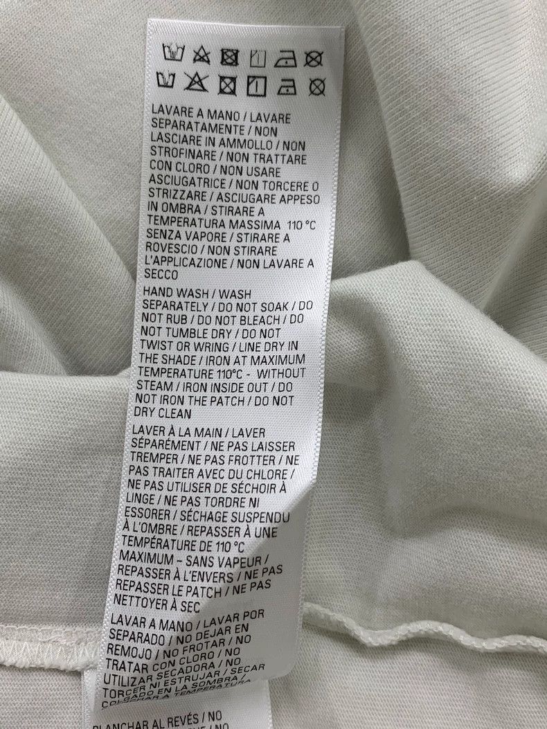Balenciaga Balenciaga White Rhinestone Letter Logo Short Sleeve T-Shi Size US L / EU 52-54 / 3 - 6 Thumbnail