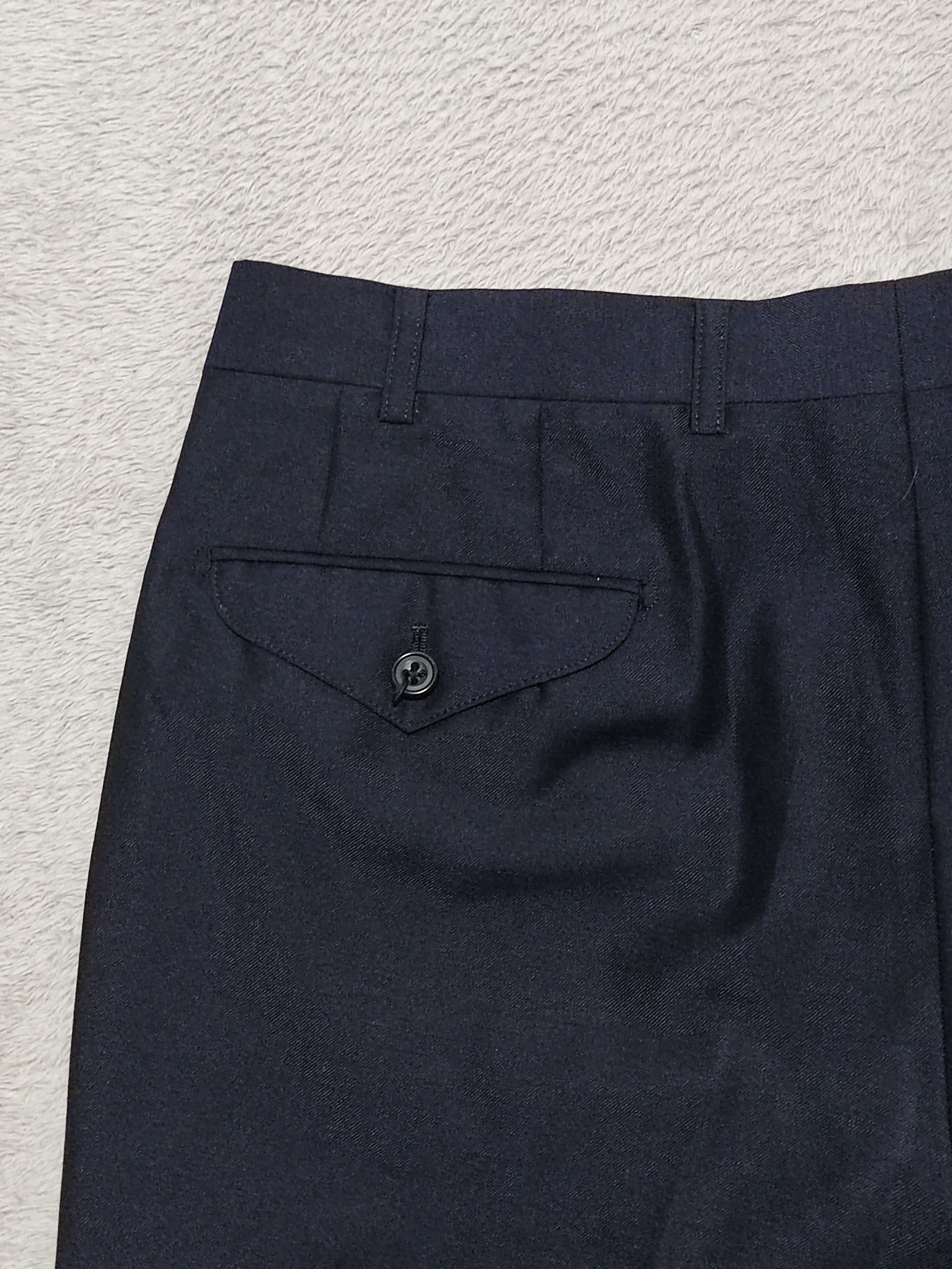 Burberry Vintage Burberrys Wool Mohair Blend Trousers Navy Blue Japan Size US 34 / EU 50 - 10 Thumbnail